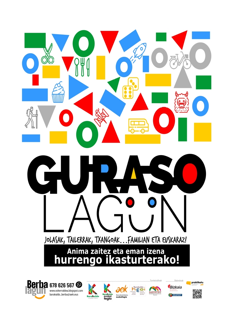 Barakaldoko GURASOLAGUN – Eman izena 2021-2022 ikasturterako!