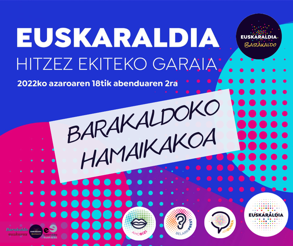 Euskaraldia Barakaldo 2022 – Hamaikakoa