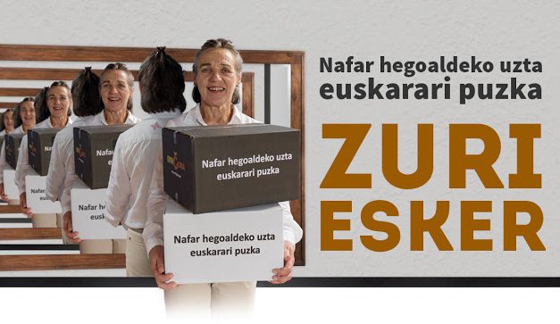 Nafar hegoaldeko uzta euskarari puzka