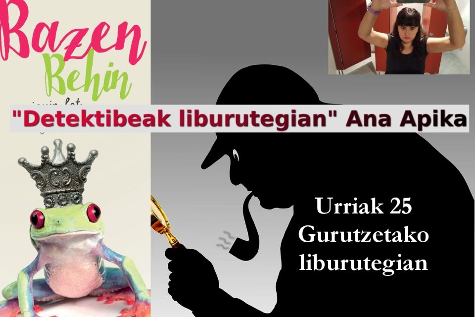 «Detektibeak liburutegian» ipuin kontaketa Gurutzetan