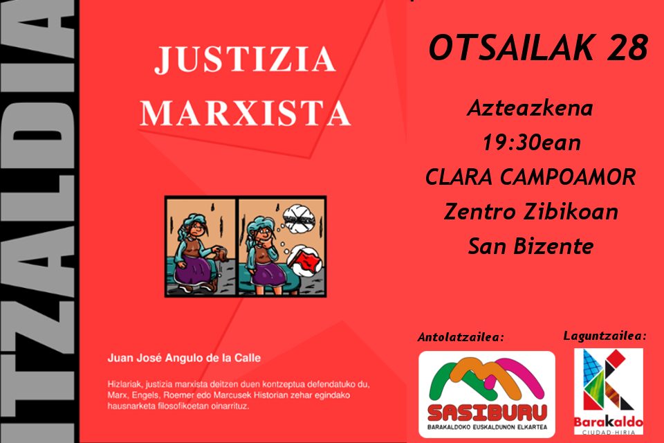 Justizia Marxista Hitzaldia