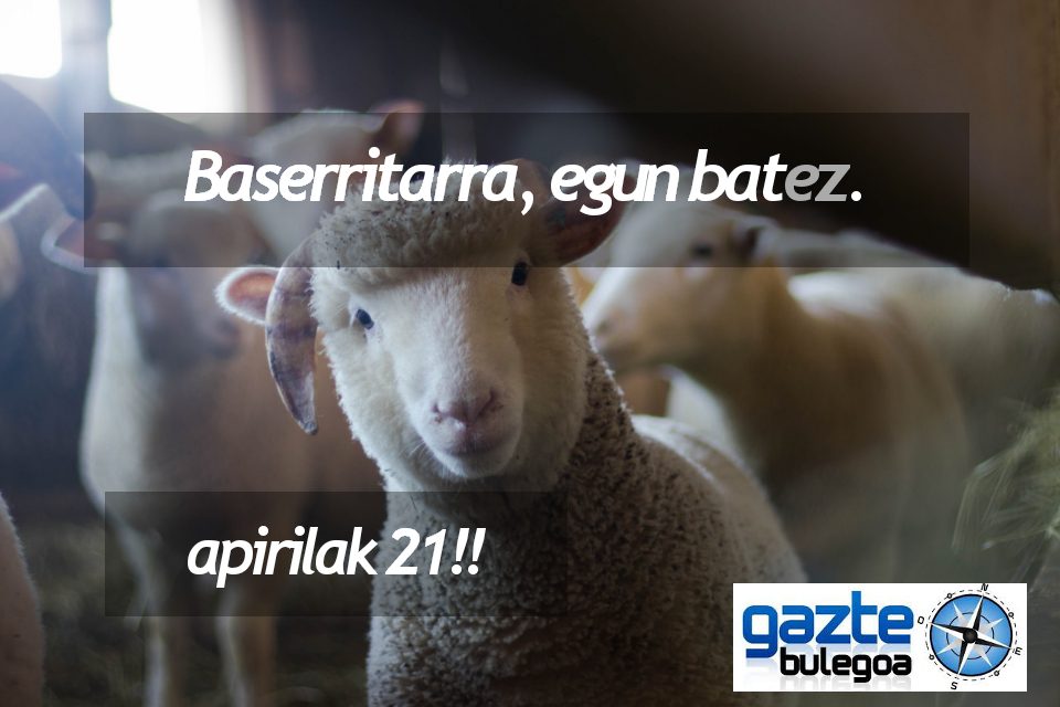 Baserritarra, egun batez. Gaztebulegoa