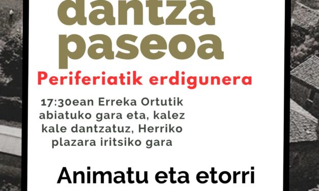 DANTZA PASEOA – ERREKAORTU EUSKAL DANTZA TALDEA