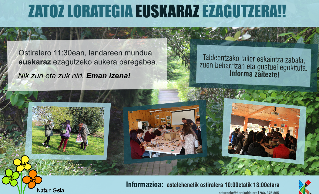 Lorategi botanikoa euskaraz