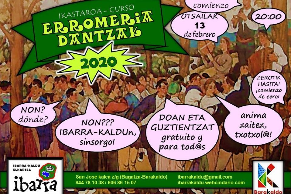 Erromeria dantzen ikastaroa –  Ibarra-kaldu