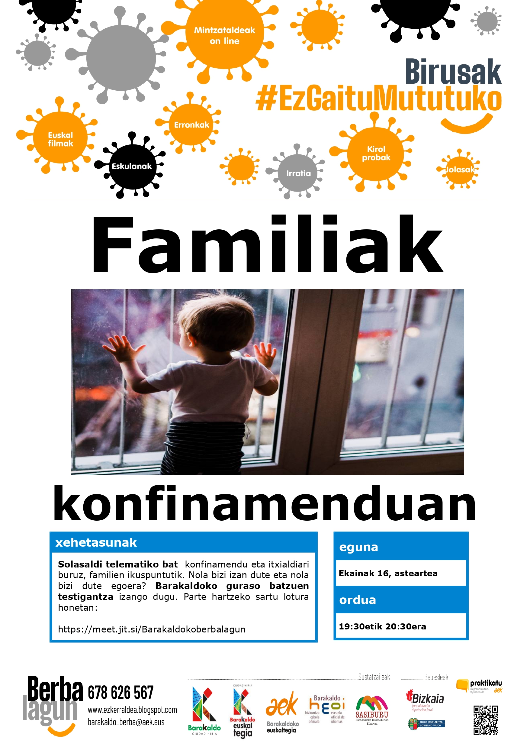 Familiak konfinamenduan – Berbalagun