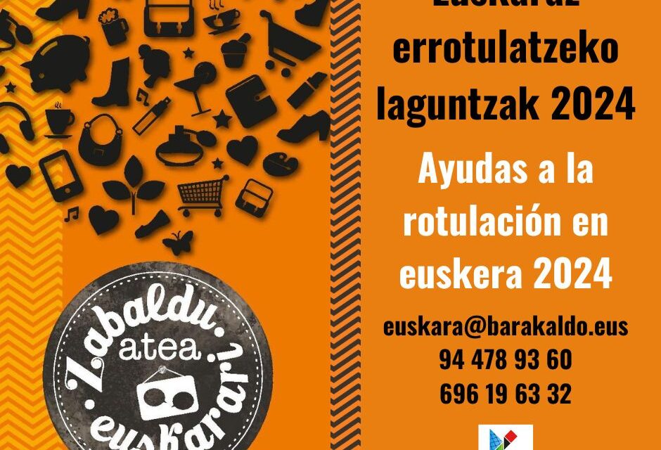 EUSKARAZ ERROTULATZEKO dirulaguntzak