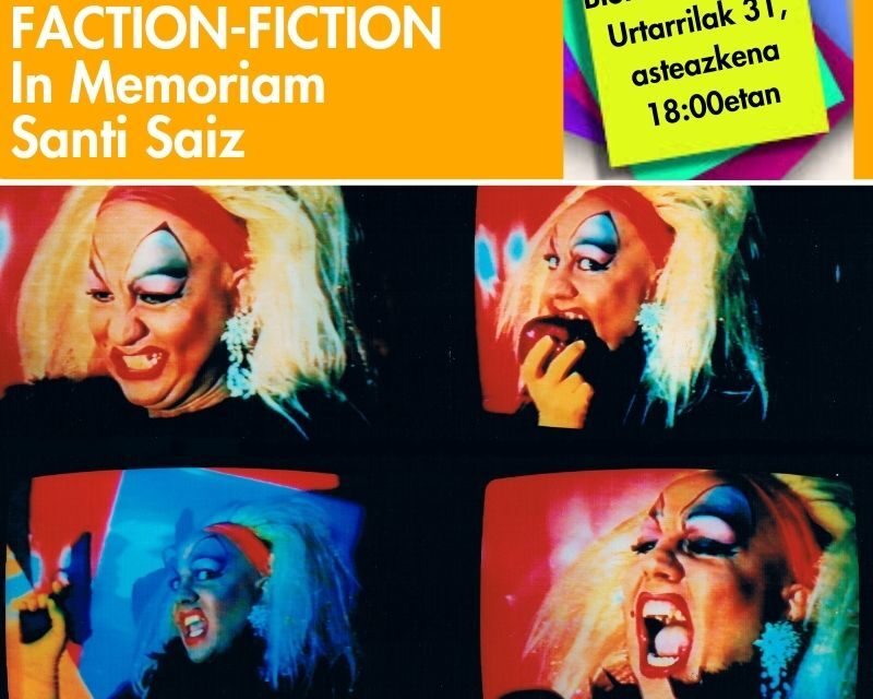 «Faction fiction, in memoriam Santi Saiz» erakusketaren bisita gidatua