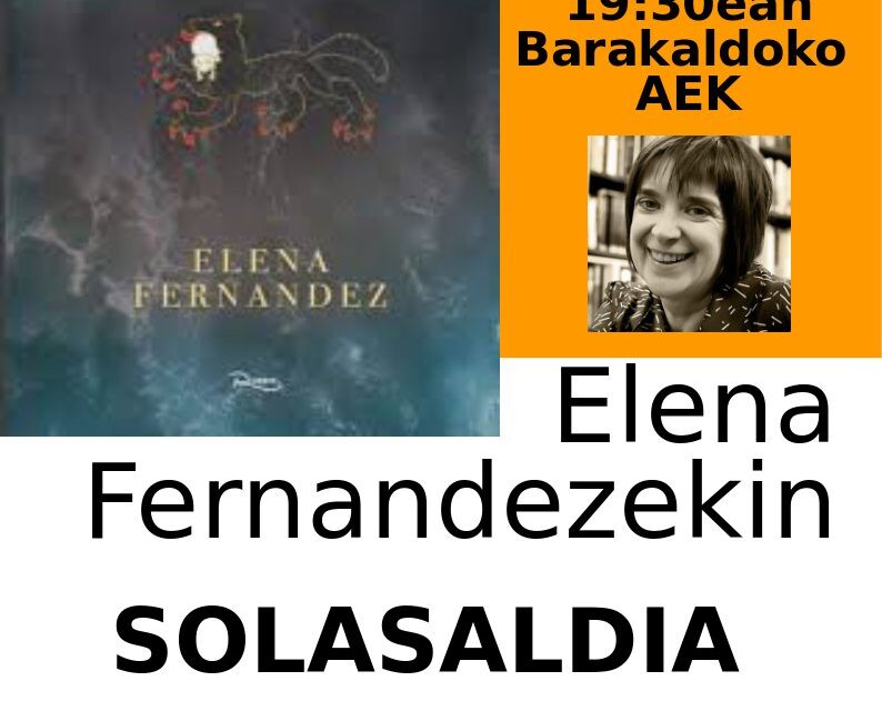 Irakurzale kluba – Solasaldia Elena Fernandezekin