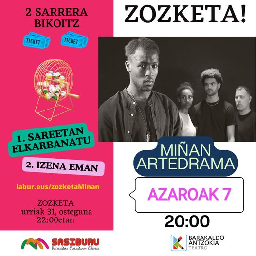 MIÑAN ikusteko ZOZKETA